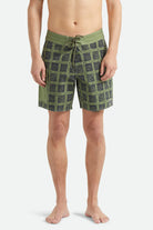 Men's Classic Trunk 17" in the color Barb Wire/Sea Kelp - Men's Front View