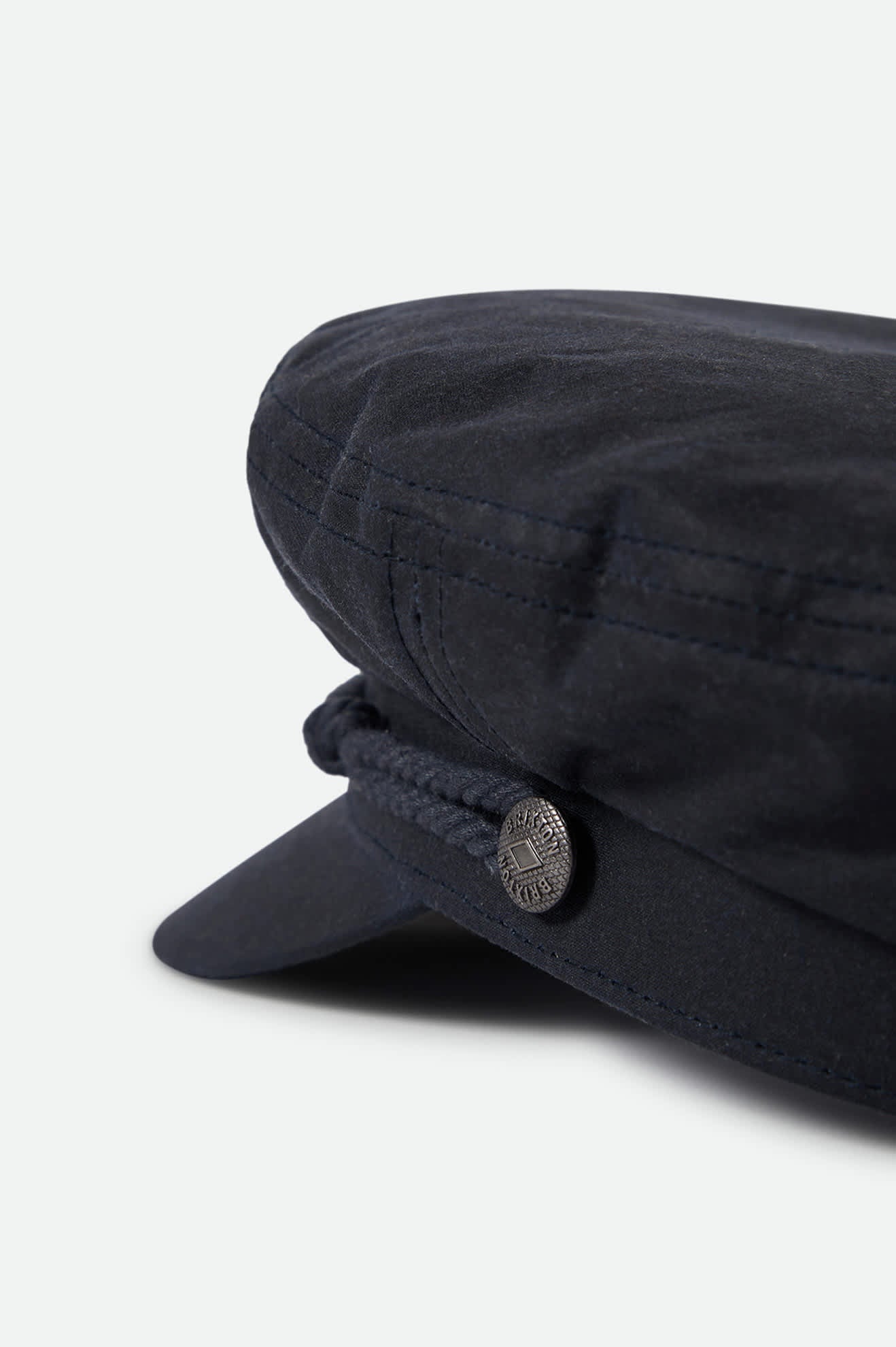 Unisex Fiddler Fisherman Cap in the color Washed Navy - Additional Laydown image