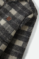 Men's Arctic Fleece Mock Neck Jacket in the color Black/Charcoal - Additional Laydown image