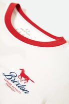 Women's Leisure Activity Fitted Crew T-Shirt in the color White - Additional Style View