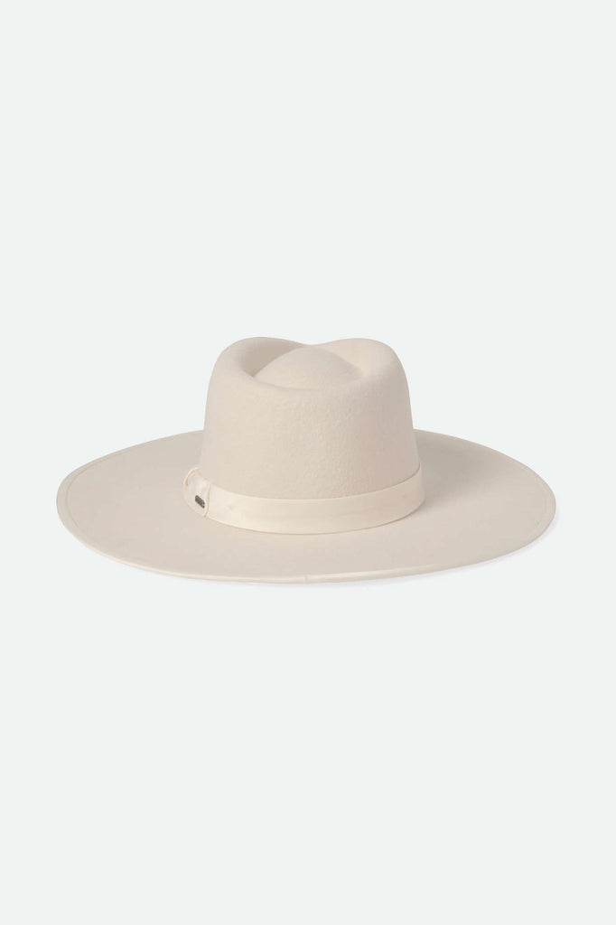 Back Laydown Image for Jo Rancher Hat - Whitecap Satin