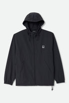Men's Journey Zip Jacket in the color Black - Front Product Laydown Image