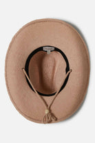 Women's Austin Straw Cowboy Hat in the color Soft Pink - Additional Laydown image