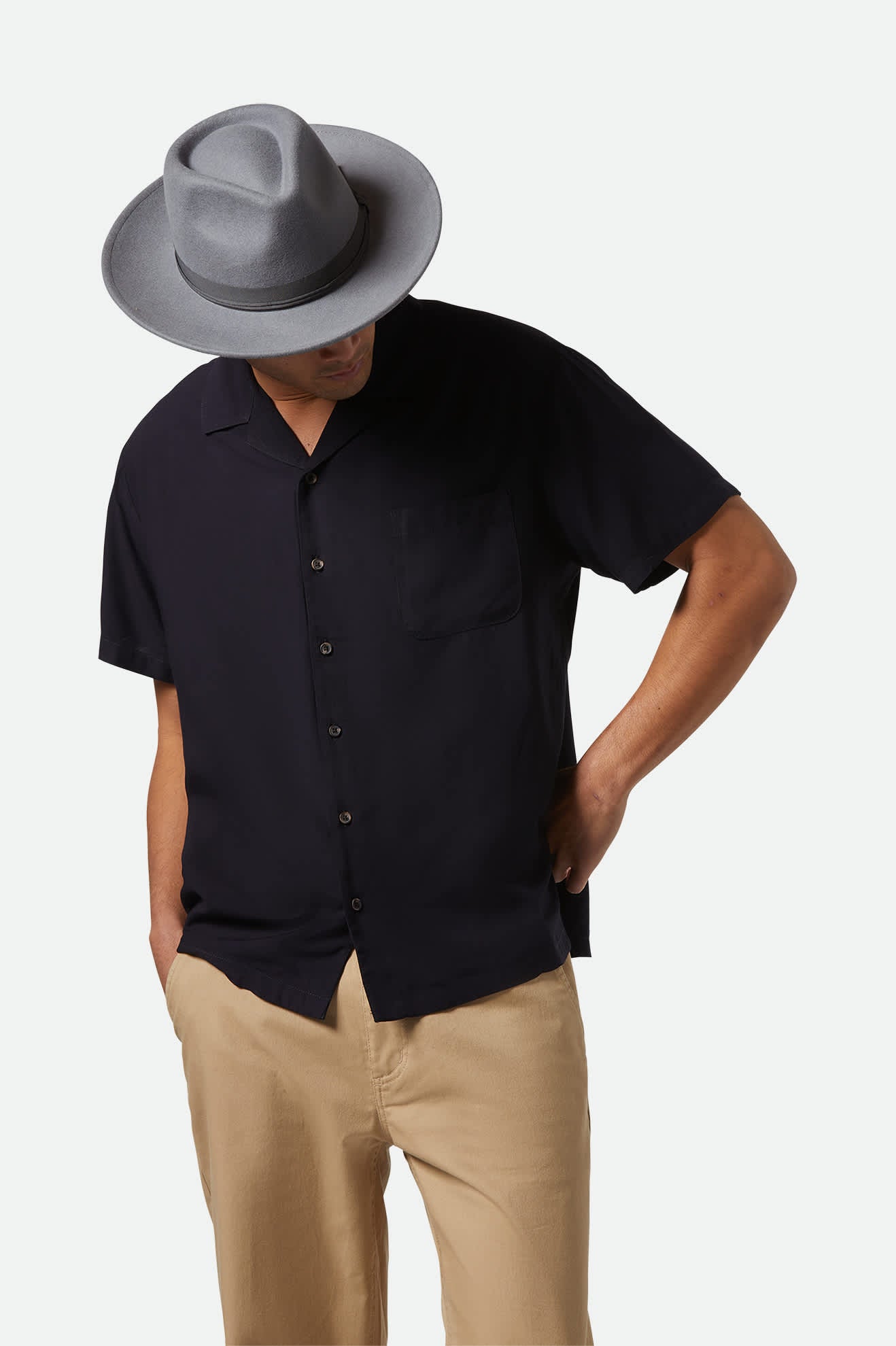 Unisex Dayton Convertabrim Rancher Hat in the color Grey - Additional Fit image