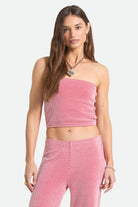 Women's Hot To Go Tube Top in the color Adrenaline Rush/White Weave - Women's Front Fit Image