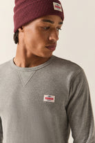 Men's Trademark Waffle Knit Top in the color Heather Grey - Additional Fit image