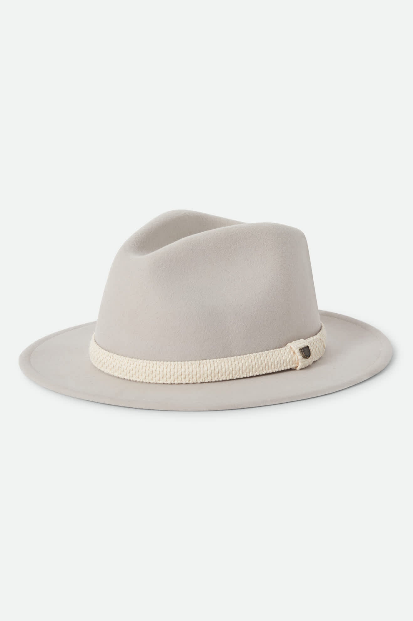 Unisex Messer Fedora in the color Beige/Cream - Front Product Laydown Image
