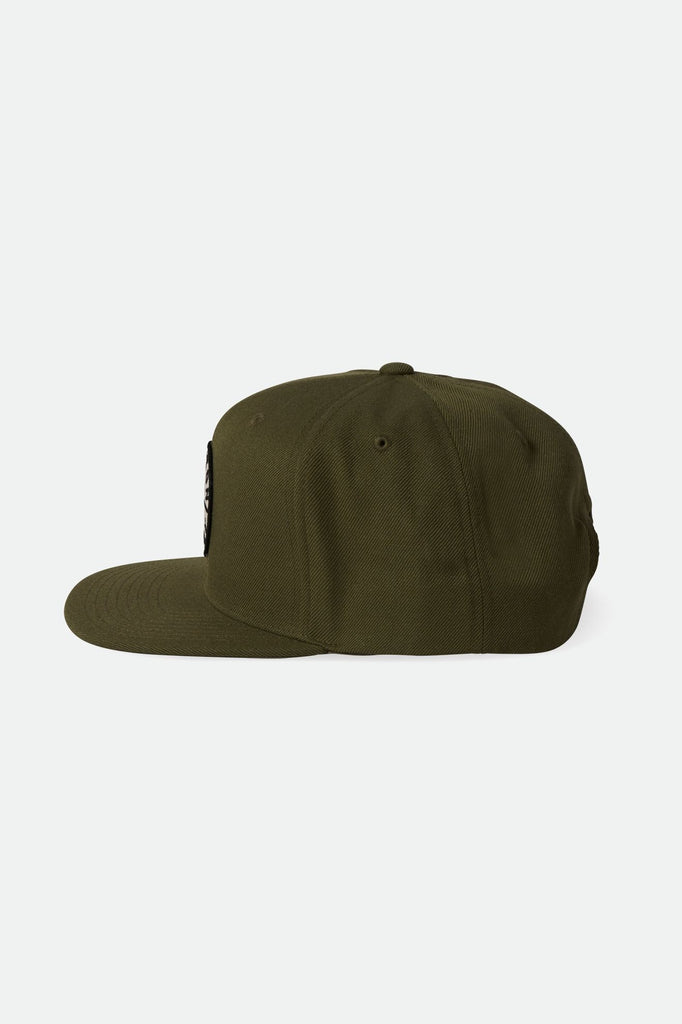 Brixton Men's Oath III Snapback - Olive Surplus/Whitecap | Extra Shot