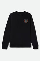 Men's Danton Crew in the color Black - Front Product Laydown Image