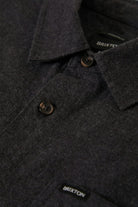 Men's Hasting Kapok L/S Flannel in the color Heather Black - Additional Laydown image