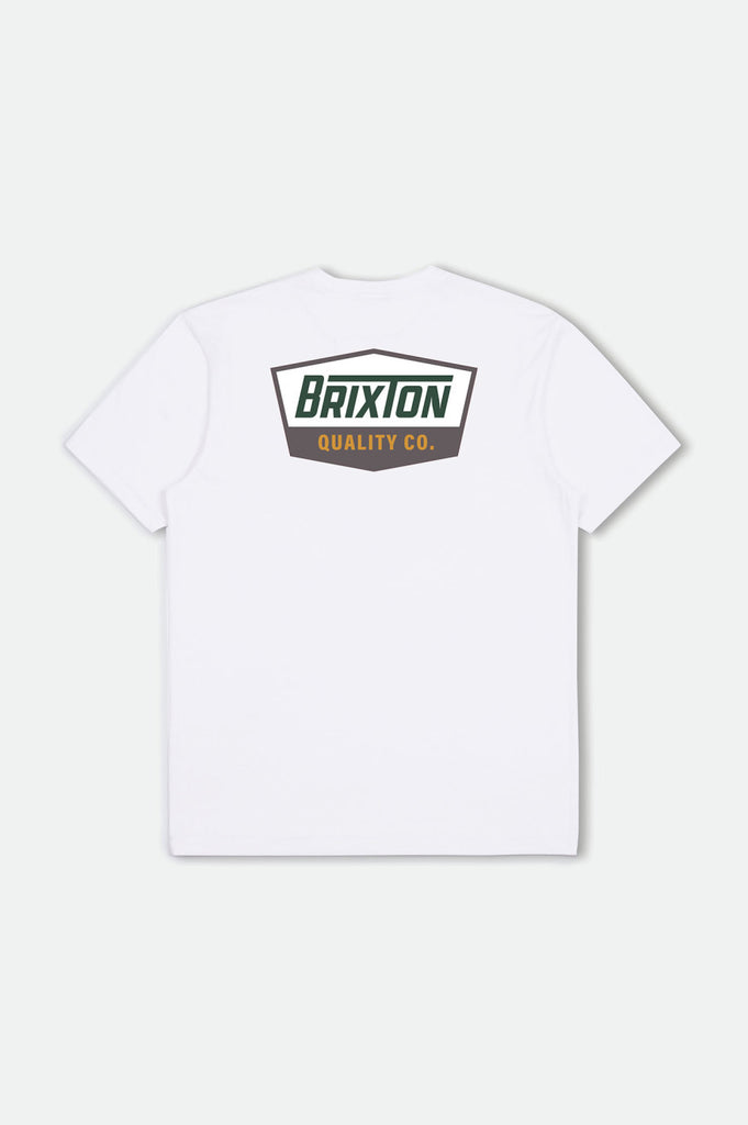 Brixton Regal S/S Standard Tee - White/Pine Needle