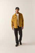 Men's Textured Durham Jacket in the color Dusted Ochre - Additional Fit image