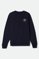 Men's Morado Crew in the color Navy - Front Product Laydown Image