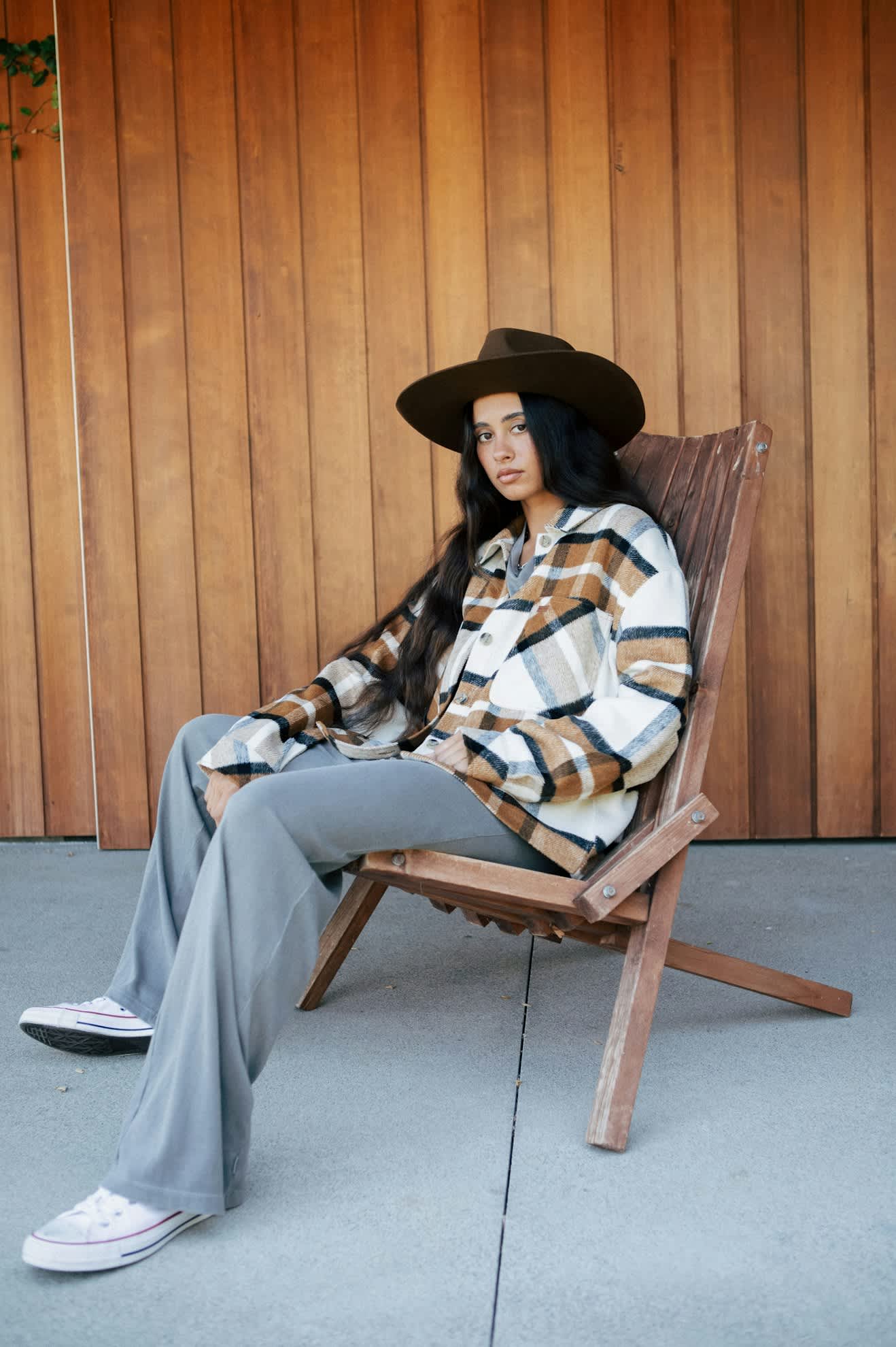 Women's Bowery Women's Soft Brushed L/S Flannel in the color Washed Copper - Men's Lifestyle image