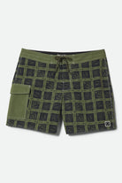 Men's Classic Trunk 17" in the color Barb Wire/Sea Kelp - Front Product View