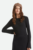 Unisex Hooligan Flat Cap in the color Sand/Brown - Additional Fit image