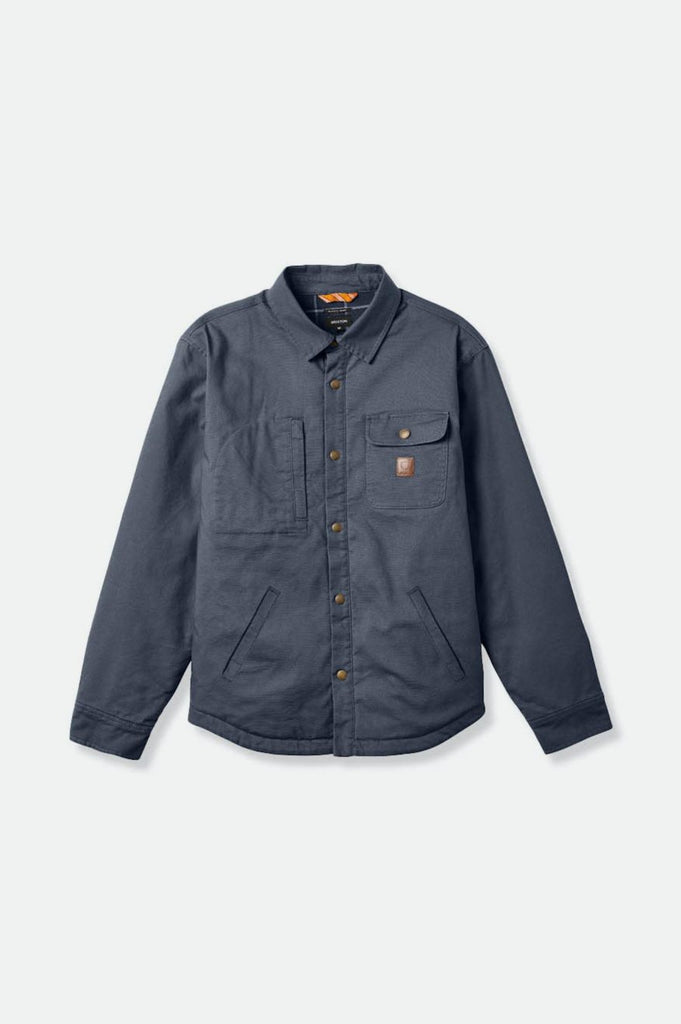 Brixton Builders Stretch Flannel Lined Jacket - Ombre Blue