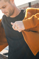 Men's Union Full Zip Flannel in the color Rustic Caramel - Men's Lifestyle image