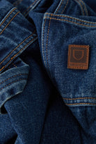 Men's Builders Carpenter Pant in the color Dark Denim - Additional Laydown image