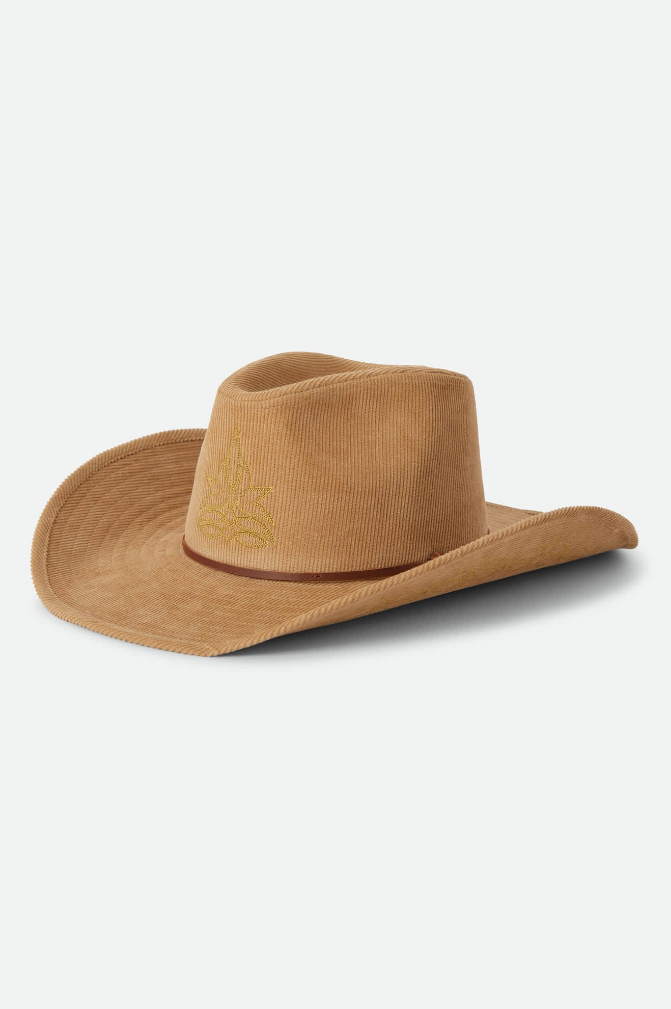 Unisex Colter Cowboy Hat in the color Khaki - Front Product Laydown Image