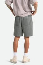 Men's Everyday Vintage Wash Short in the color Vintage Black - Men's Back View