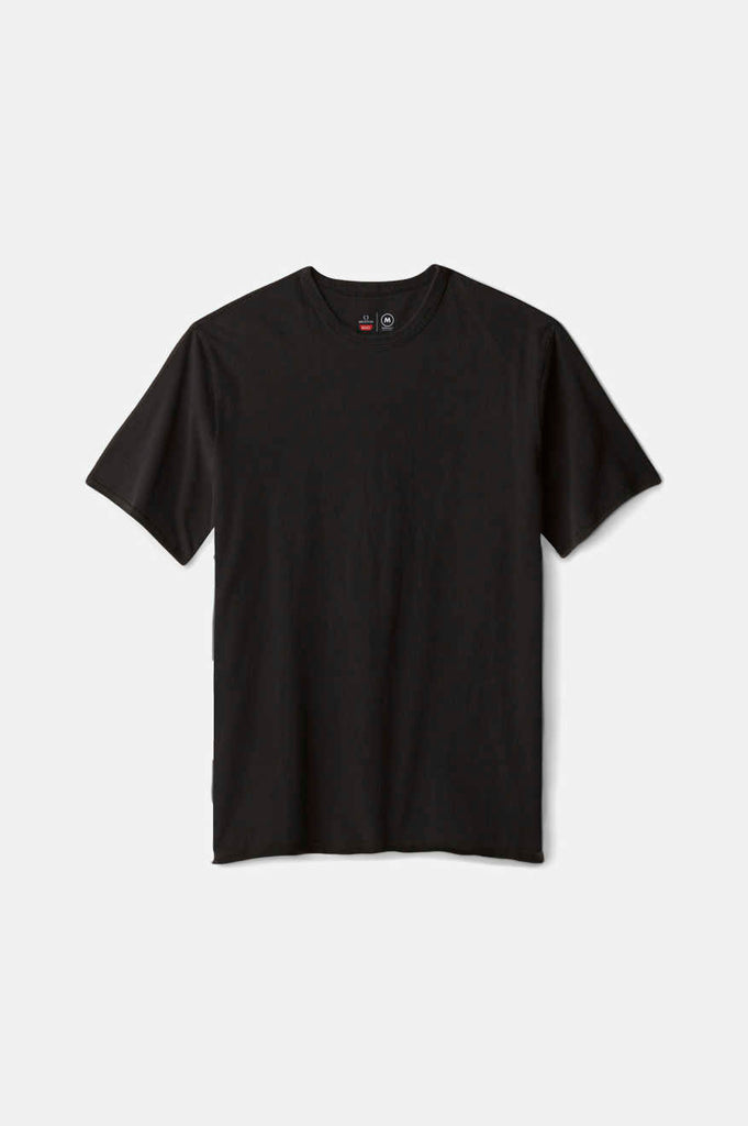 Brixton Men's Premium Cotton S/S Tailored T-Shirt - Black | Profile