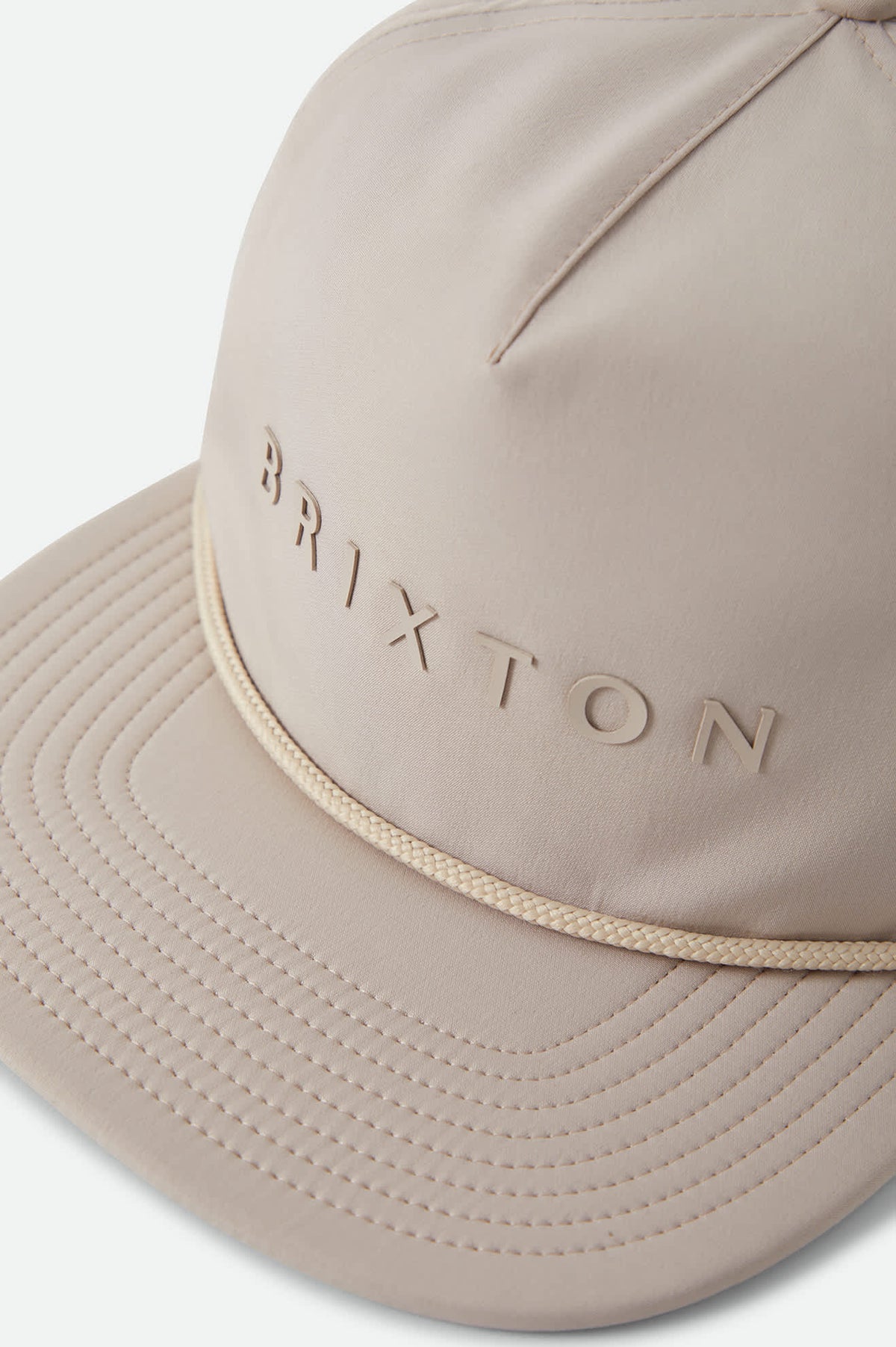 Unisex Alpha Journey Adjustable Hat in the color Warm Grey - Additional Laydown image
