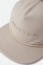 Unisex Alpha Journey Adjustable Hat in the color Warm Grey - Additional Laydown image