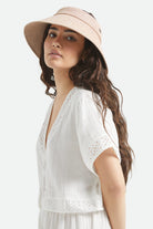 Women's Jasmine Packable Visor in the color Italian Clay/Natural - Additional Fit image