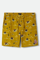 Men's Everyday Stretch Hybrid Short 7" in the color Texas Gold Lone Star - Front Product Laydown Image