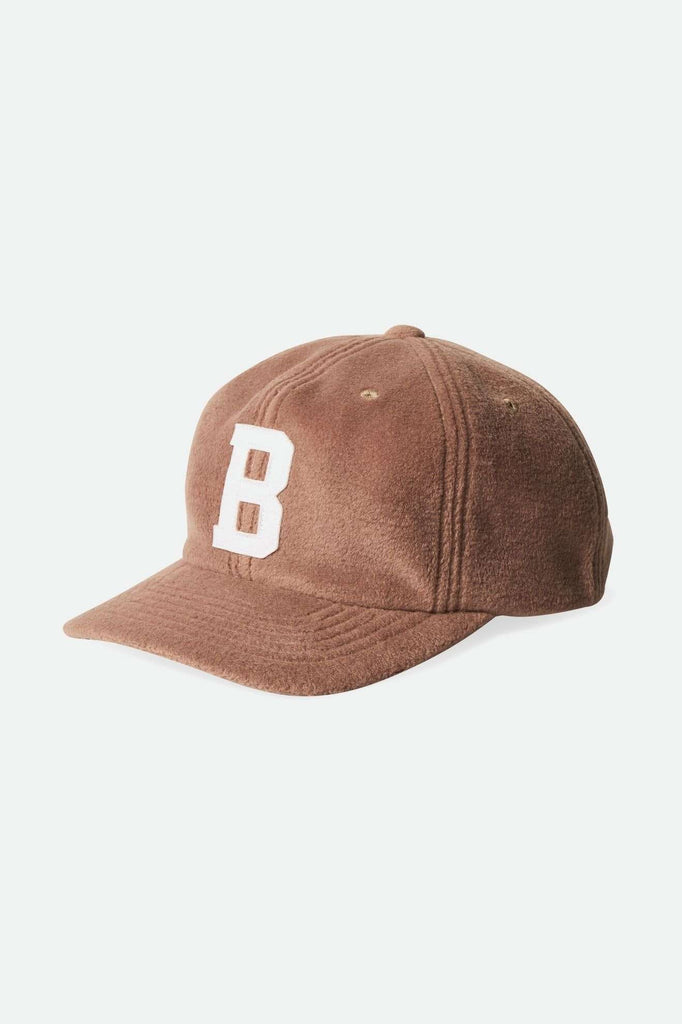 Brixton Unisex Big B Adjustable Hat - Oatmeal Polar Fleece | Main