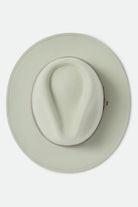 Unisex Messer Fedora in the color Sea Foam/Timeless Taupe - Additional Laydown image
