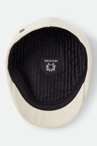 Unisex Hooligan Flat Cap in the color Egret White - Additional Laydown image