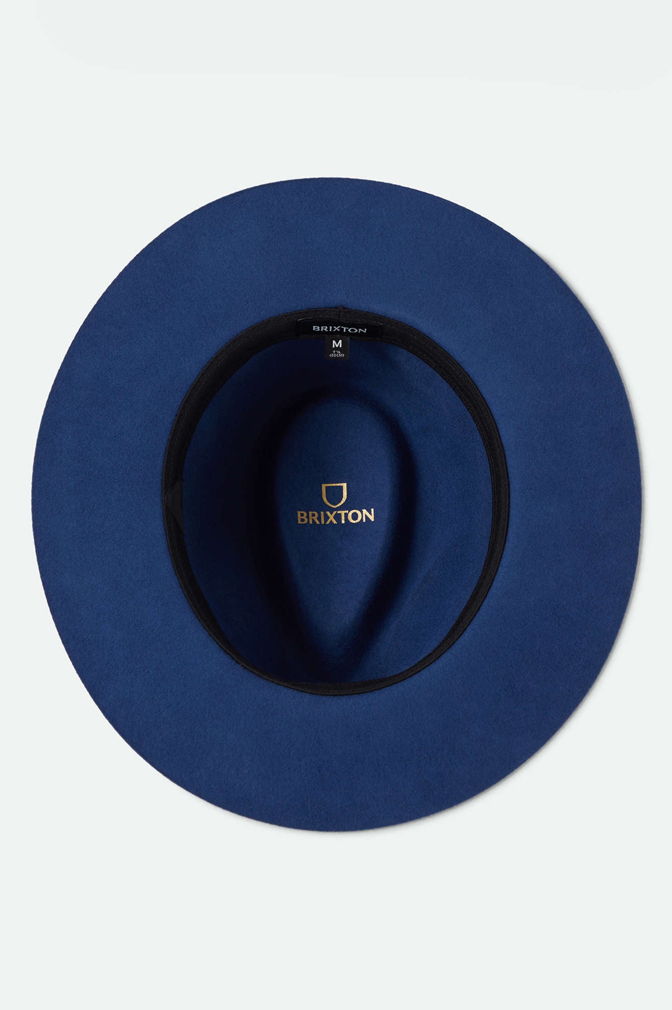 Unisex Wesley Fedora in the color Classic Navy/Black - Additional Laydown image