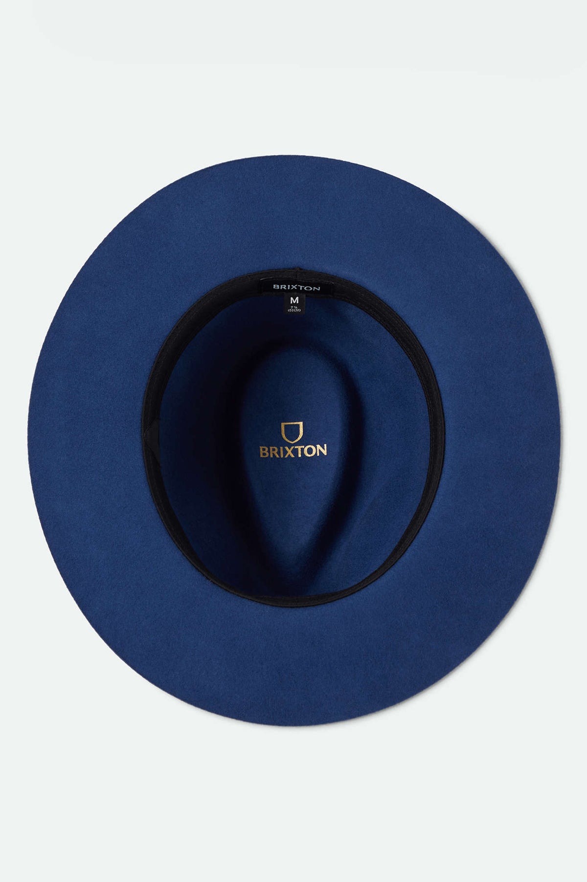 Unisex Wesley Fedora in the color Classic Navy/Black - Additional Laydown image