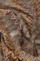 Women's The Cabana Mesh Tunic Dress in the color Multi Color Zigzag - Additional Laydown image