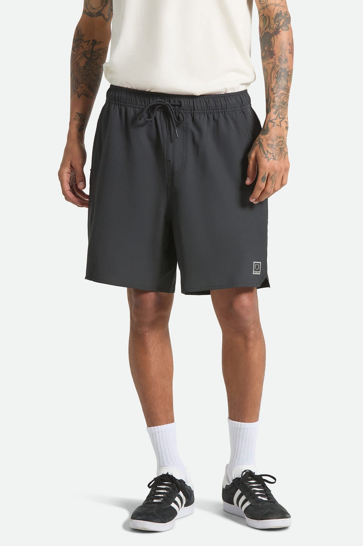 Men's Journey Active Short in the color Black - Men's Front View