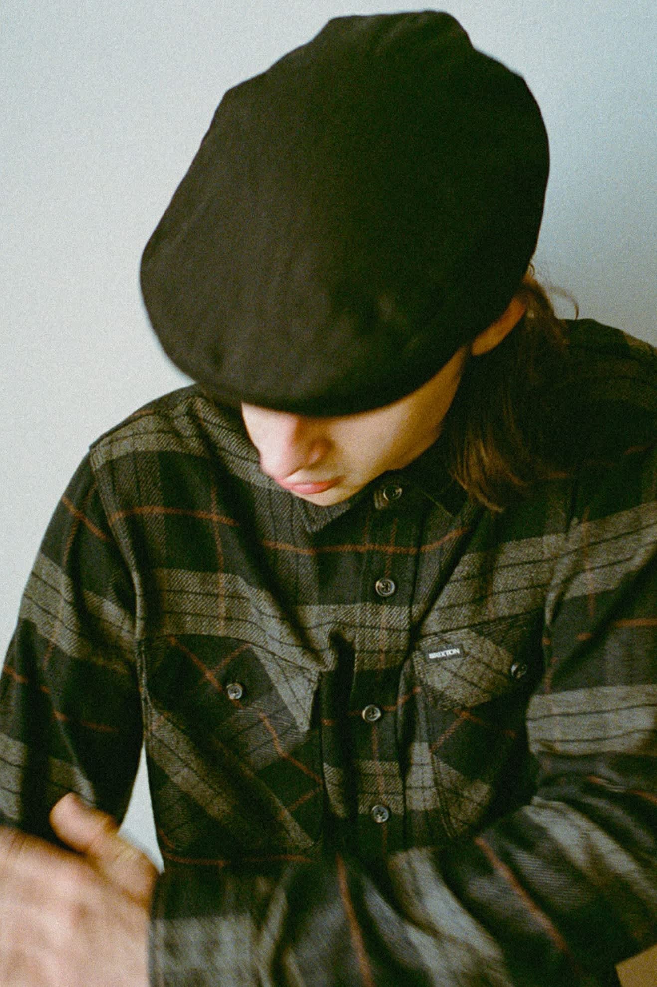 Unisex Hooligan Flat Cap in the color Black - Men's Lifestyle 2.0