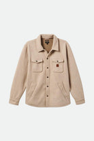 Brixton Men's Durham Felted Stretch Jacket - Oatmeal | Profile