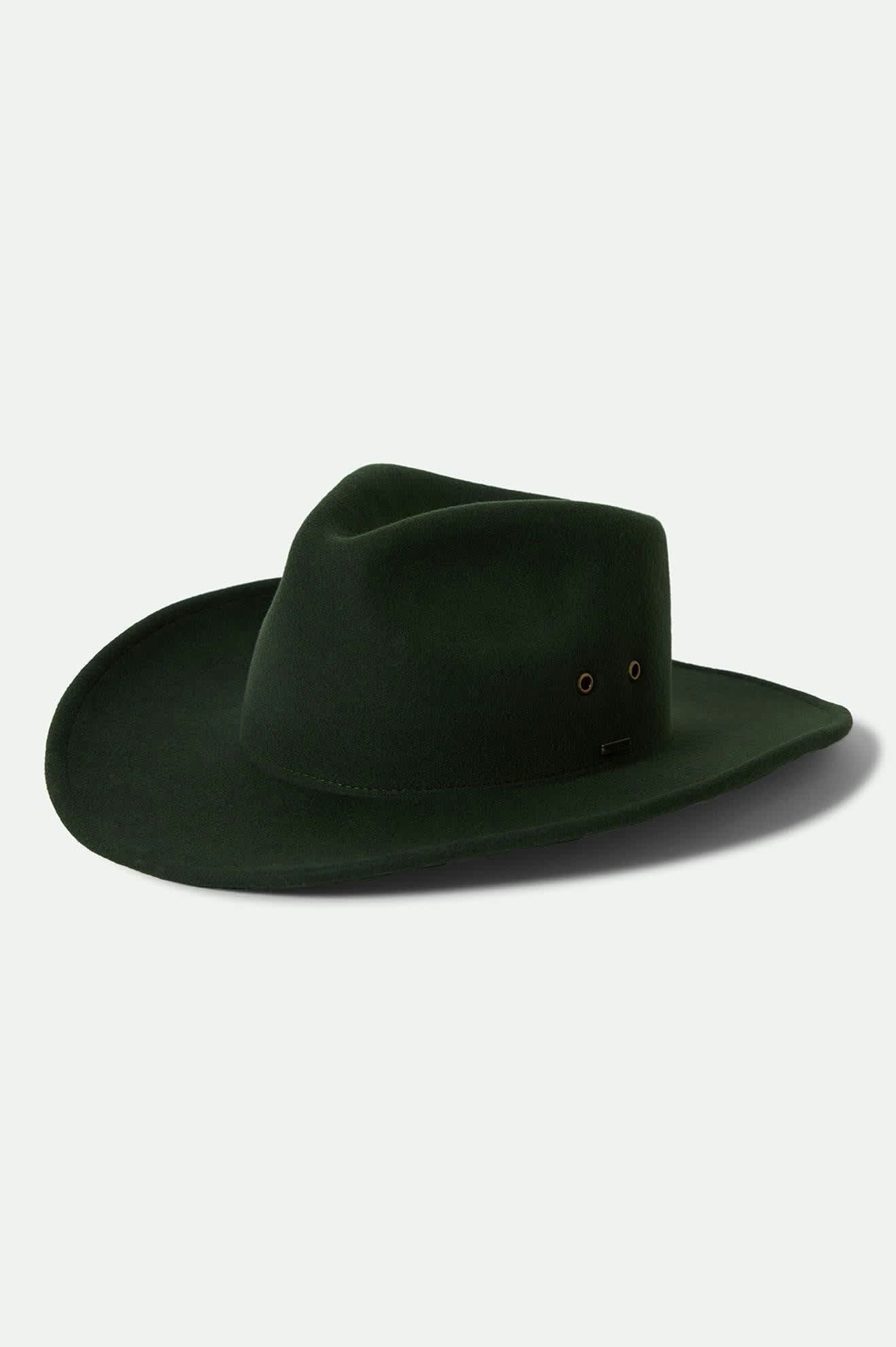 Unisex Scottsdale WTHR GUARD™ Cowboy Hat in the color Moss - Front Product View