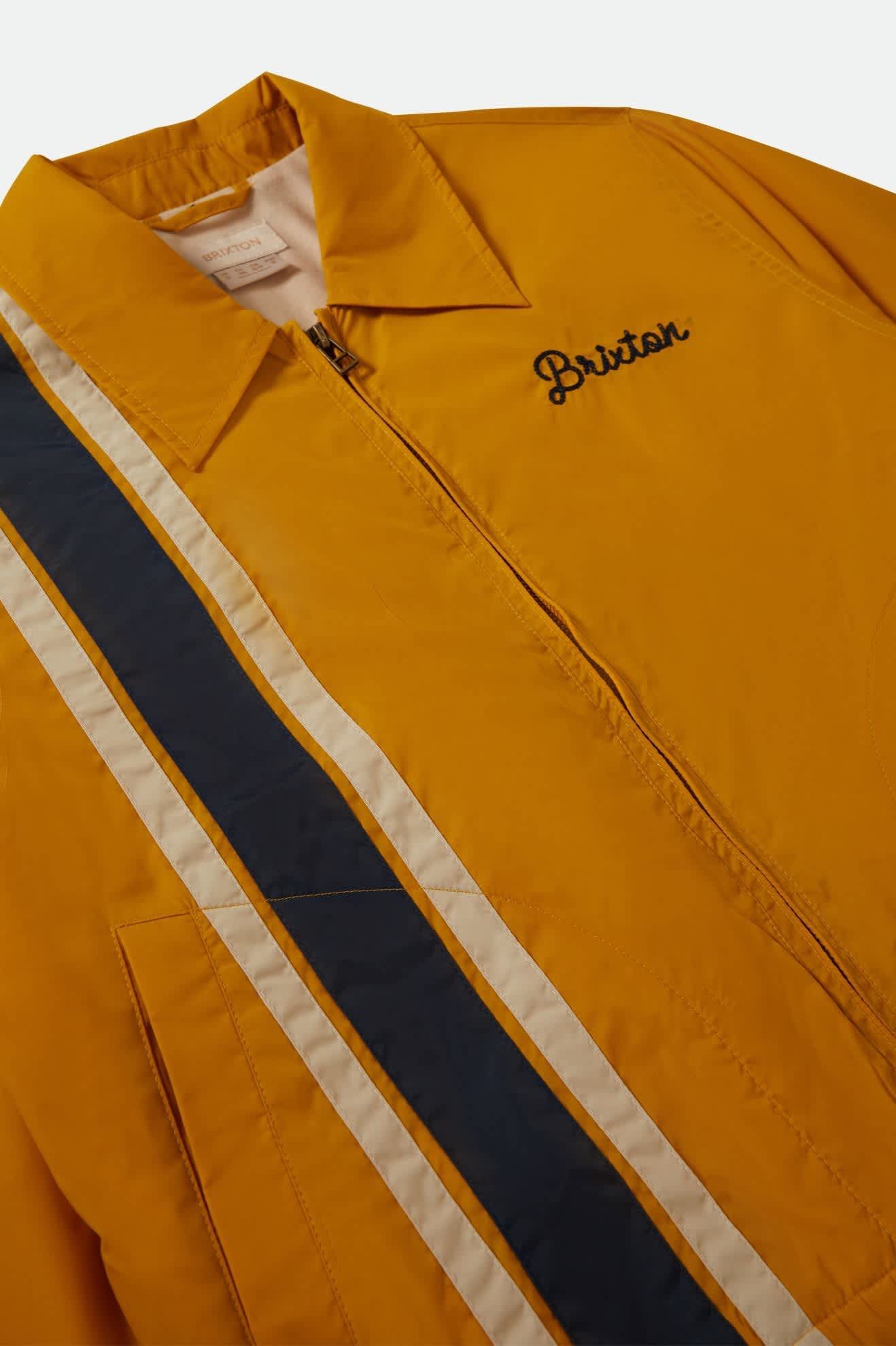 Women's Goodyear Mechanics Women's Garage Jacket in the color Nugget Gold - Additional Laydown image