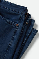Men's Builders 5-Pocket Pant in the color Medium Wash Denim - Additional Laydown image