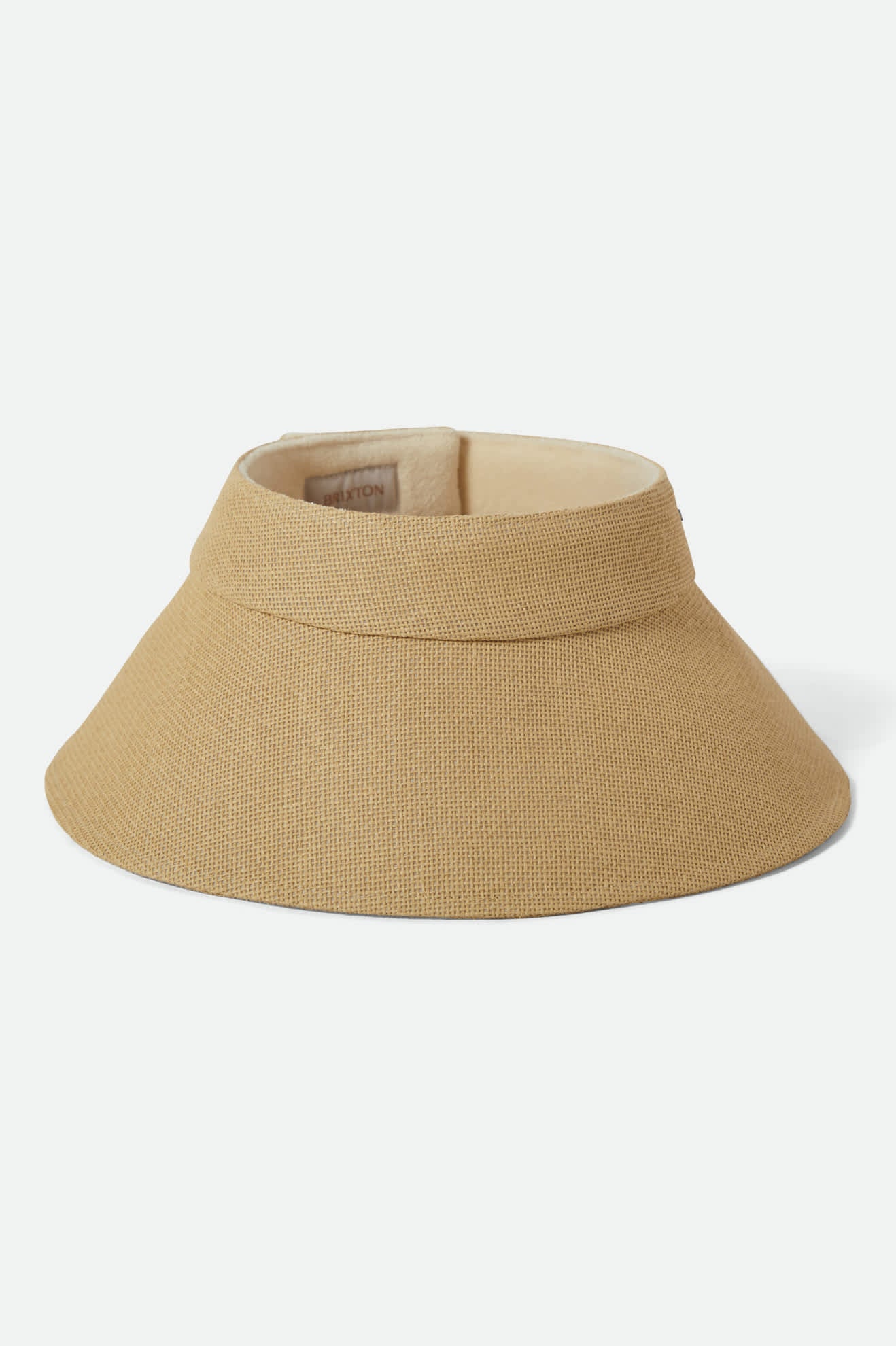 Women's Jasmine Packable Visor in the color Tan/Tan - Additional Laydown image