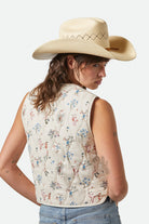 Unisex Laredo Panama Straw Cowboy Hat in the color Catalina Sand - Additional Fit image