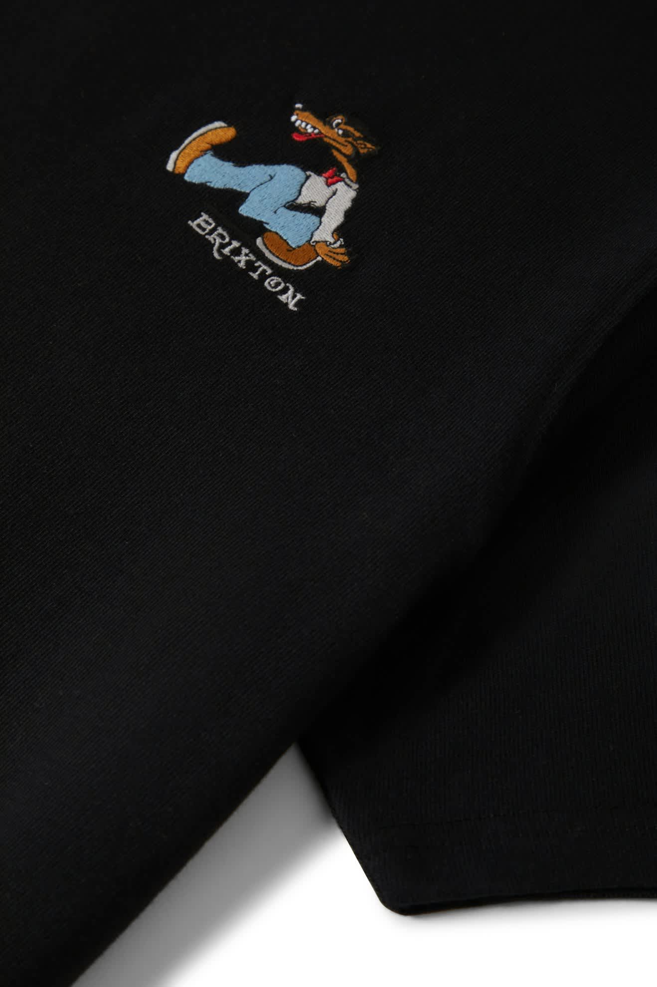 Men's Strike Heavyweight S/S Standard T-Shirt in the color Black Classic Wash - Additional Laydown image