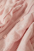 Women's Paradise Lounge Short Sleeve Shirt in the color Chalk Pink - Additional Laydown image