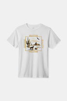 Brixton Men's Prescott S/S Tailored T-Shirt - White | Profile