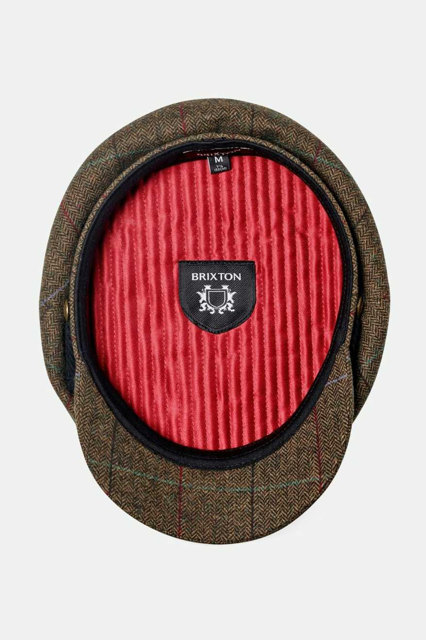 Brixton Unisex Fiddler Fisherman Cap - Brown/Black | Extra Shot 2