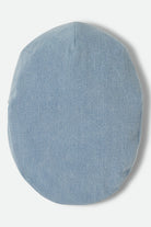 Unisex Hooligan Flat Cap in the color Light Indigo Wash - Additional Laydown image