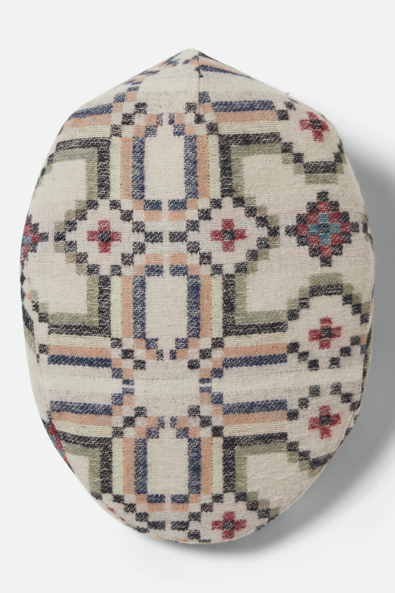 Unisex Hooligan Flat Cap in the color Digi Tile Flannel - Additional Laydown image